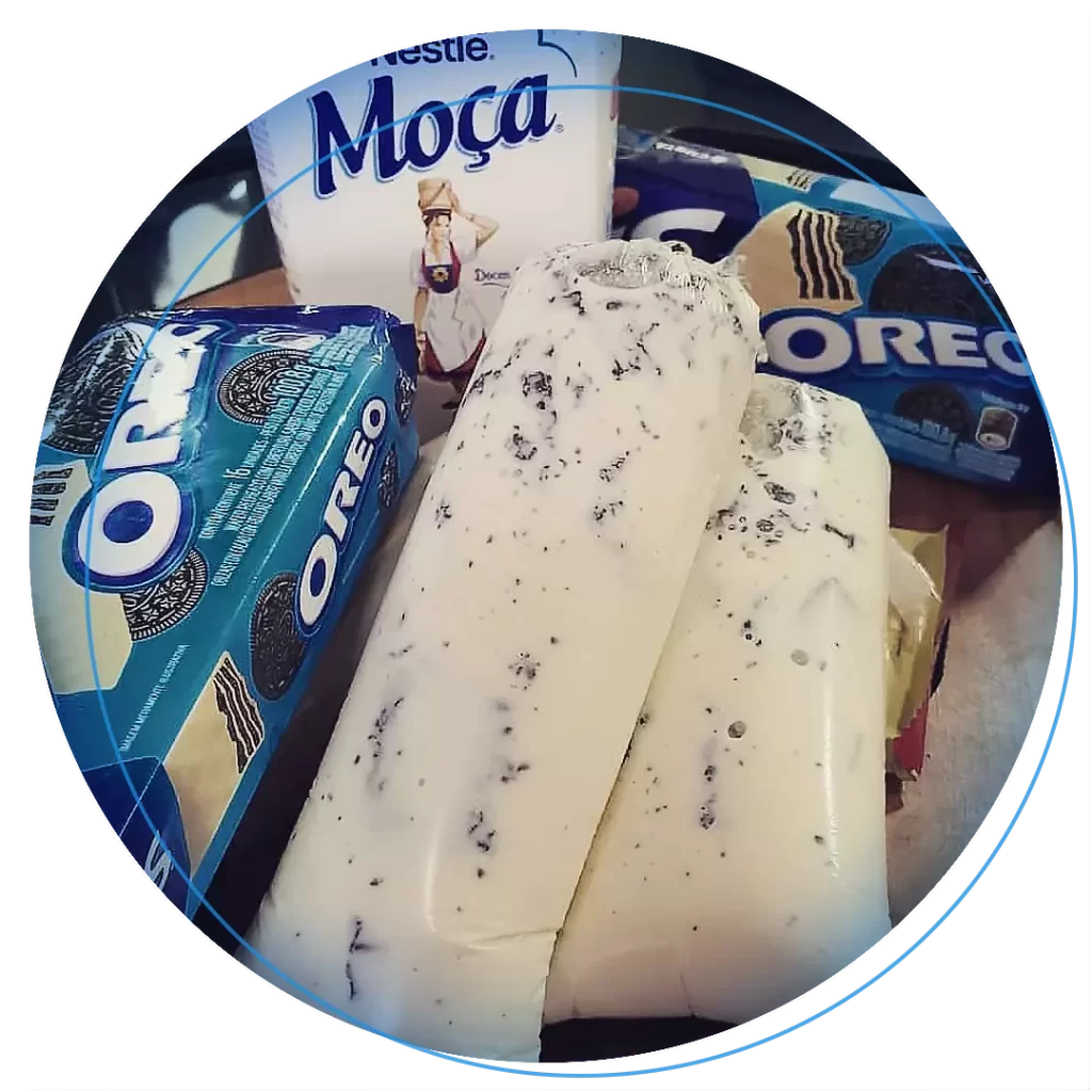 Geladinho Oreo